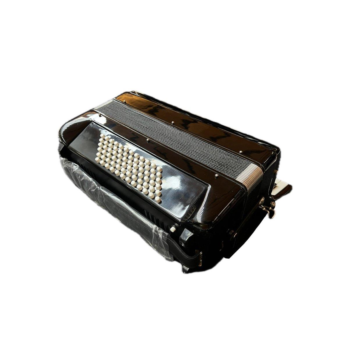 Classic cantabile secondo v fisarmonica 72 bassi nera