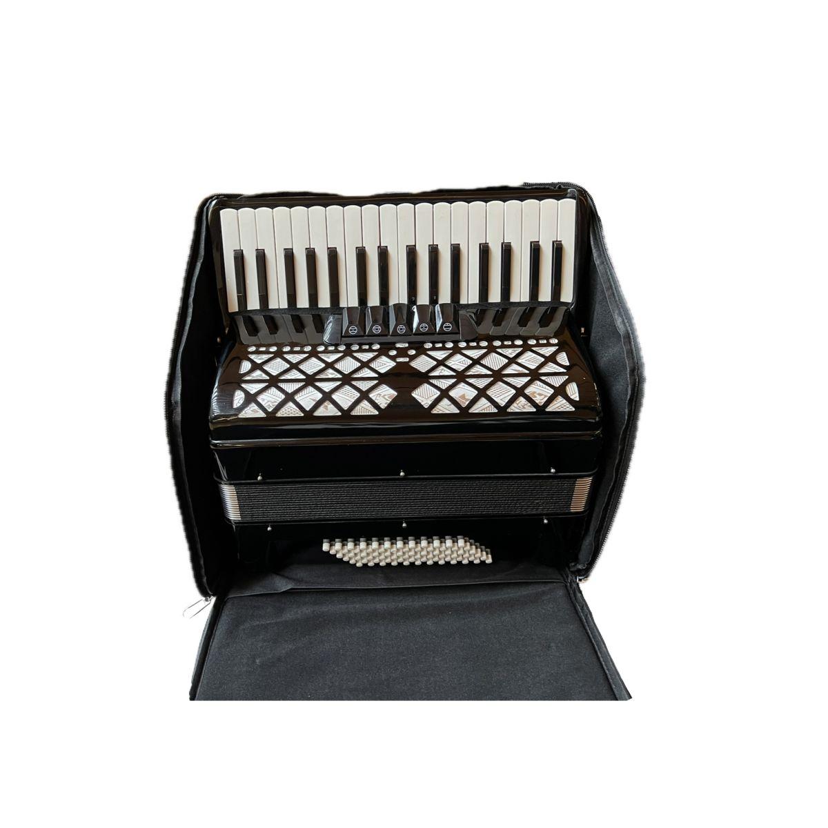 Classic cantabile secondo v fisarmonica 72 bassi nera