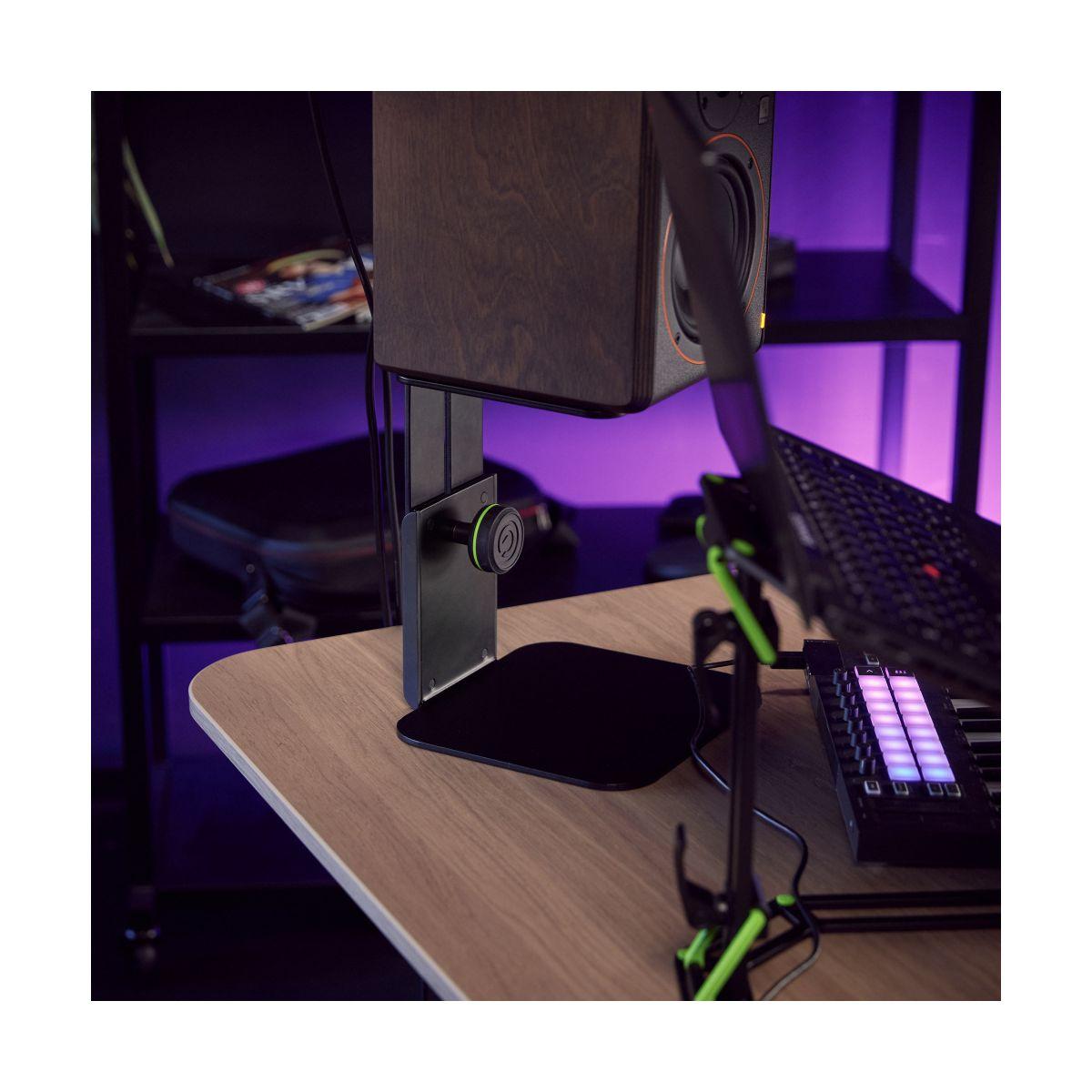 GRAVITY SP 3102 C B - Supporto da tavolo per monitor da studio compatto