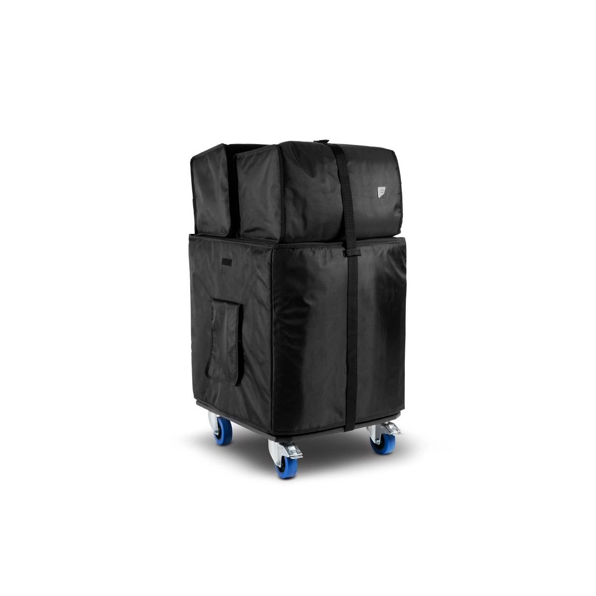 LD SYSTEMS DAVE 15 G4X BAG SET - Set di trasporto con rotelle e coperture di protezione per DAVE 15 G4X