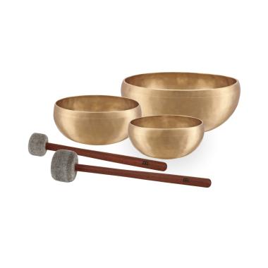 Sonic energy sb-c-3800 set di campane tibetane in 3 pezzi cosmos therapy, 800/1000/2000 g