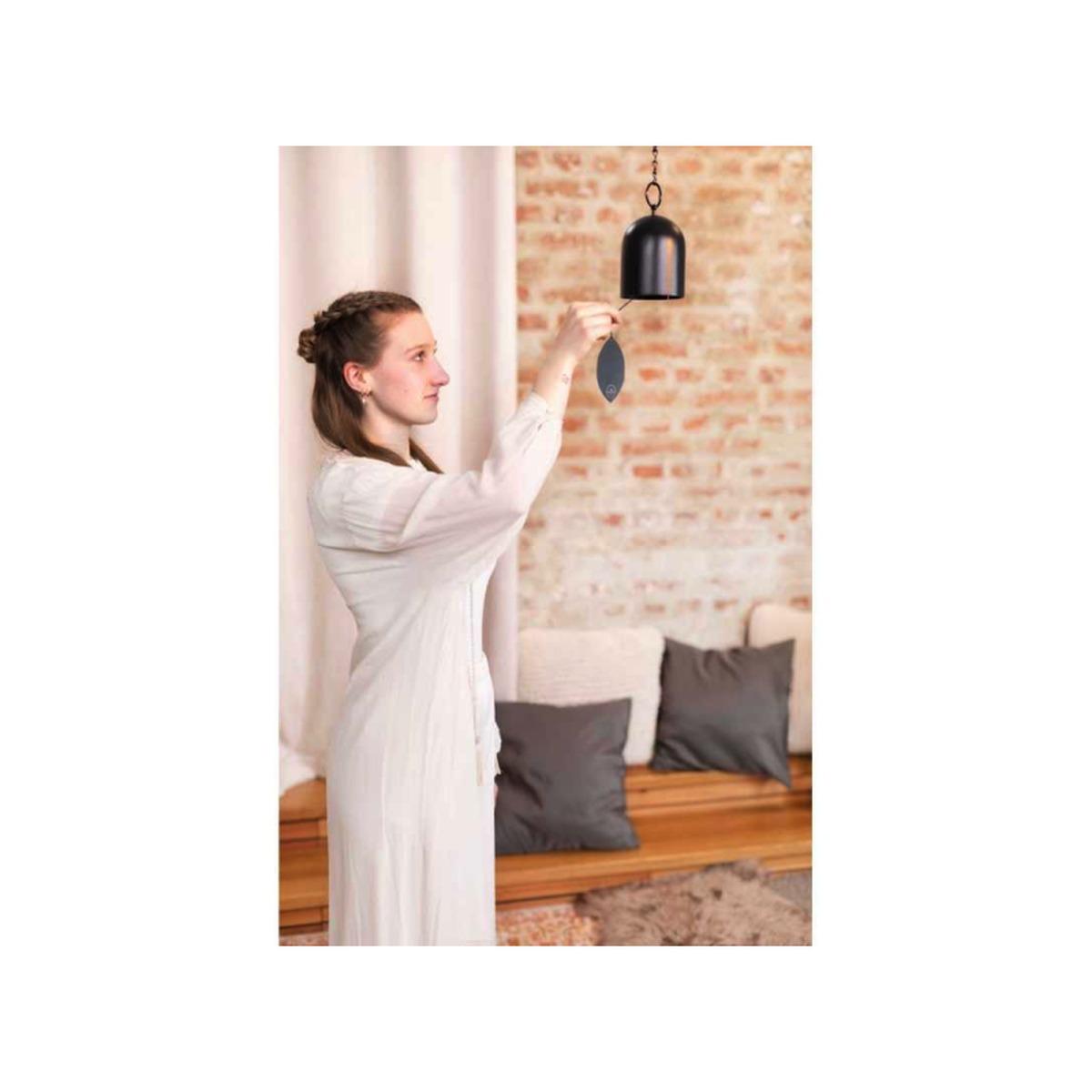 SONIC ENERGY HIB18BK Campanello in ferro sospeso 18" / 45 cm, nero