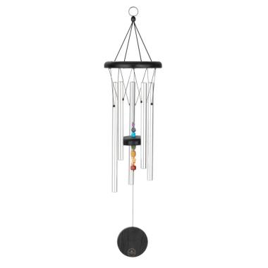 SONIC ENERGY CMC25S Chimes per meditazione sui chakra 25" / 64 cm, 432 Hz, argento