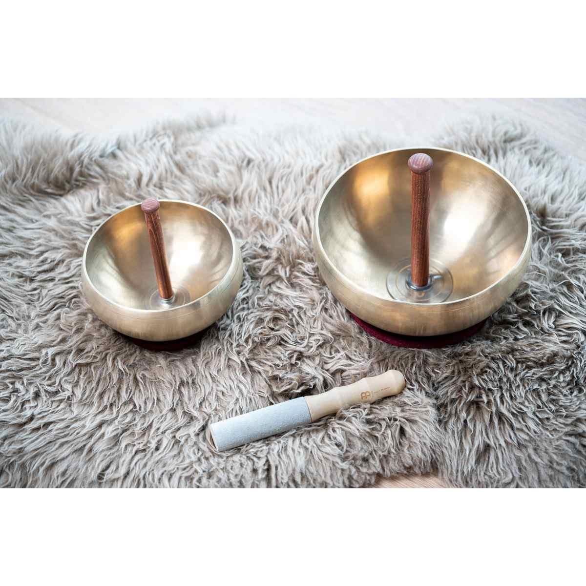 Sonic energy sb-c-2150-sh set campane tibetane cosmos therapy incl. supporti a ventosa e martello risonante