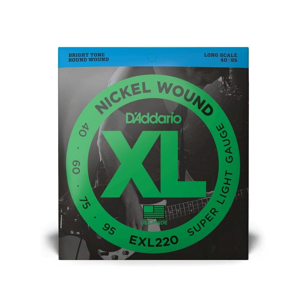 D'addario exl220 set corde basso elettrico