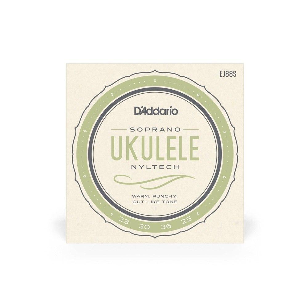 D'addario ej88s muta di corde per ukulele soprano