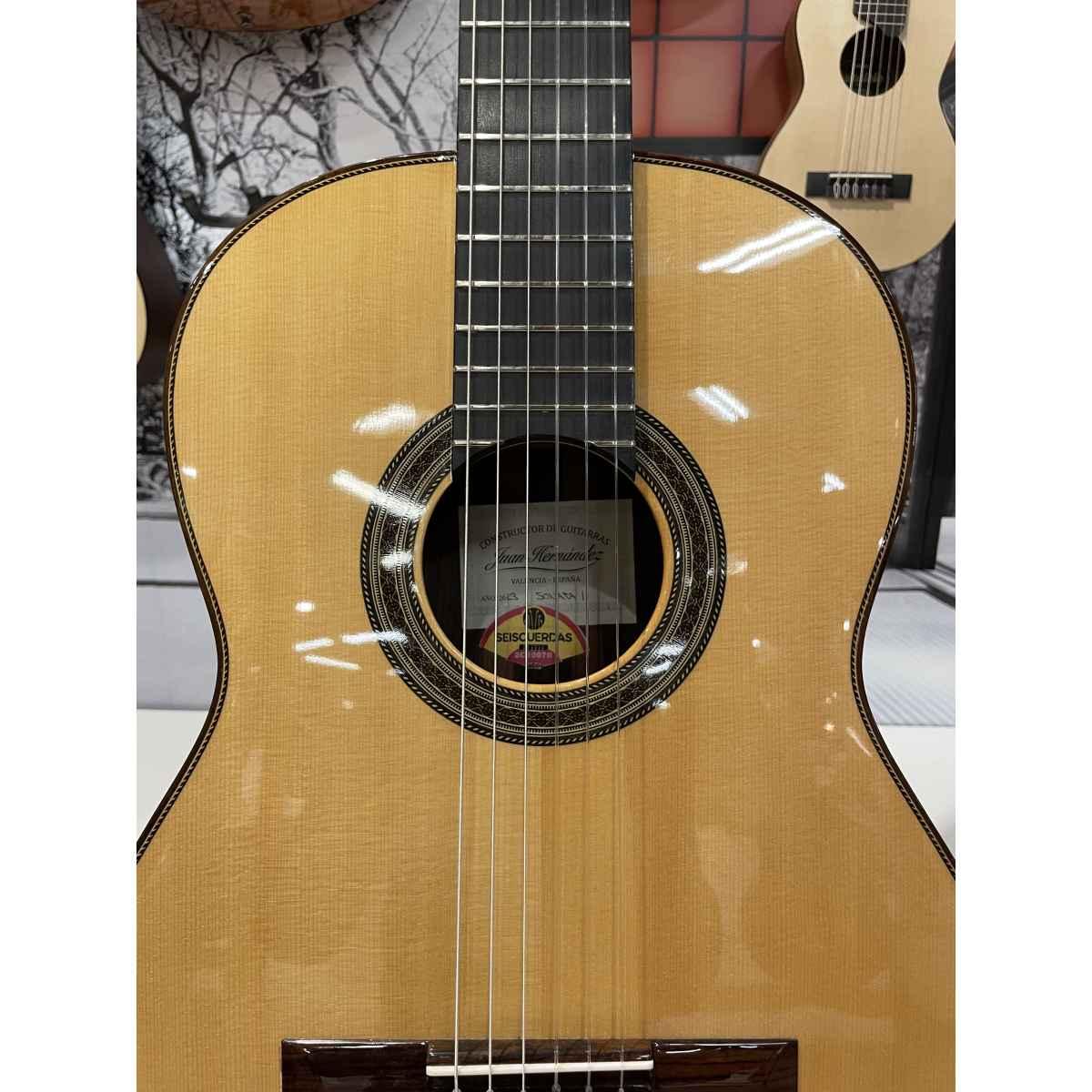 Juan hernandez sonata i chitarra classica tavola in abete