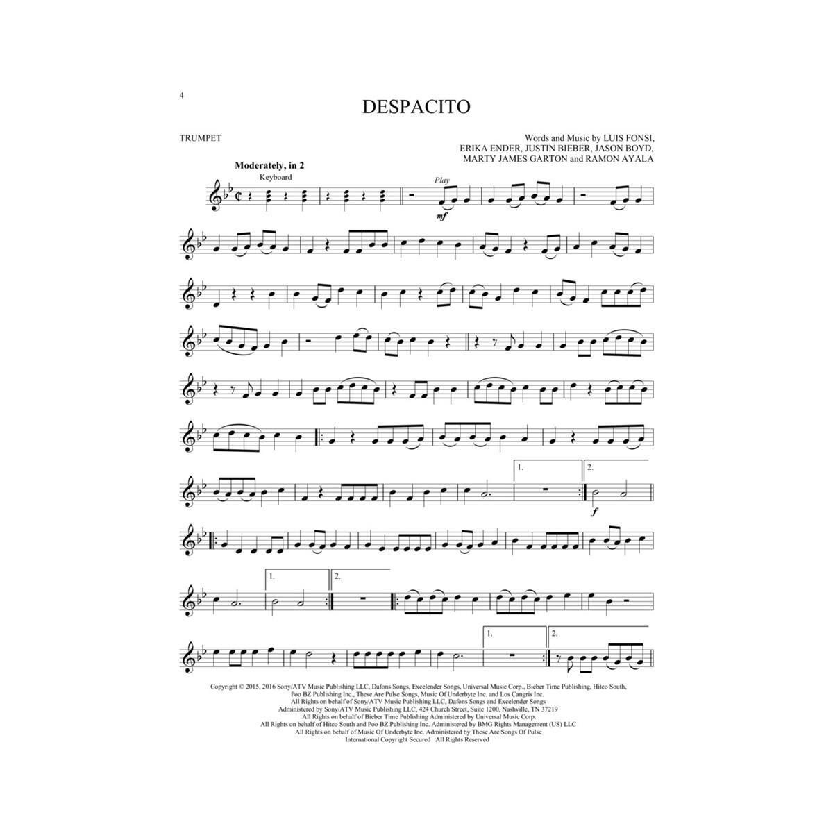 12 pop hits per tromba