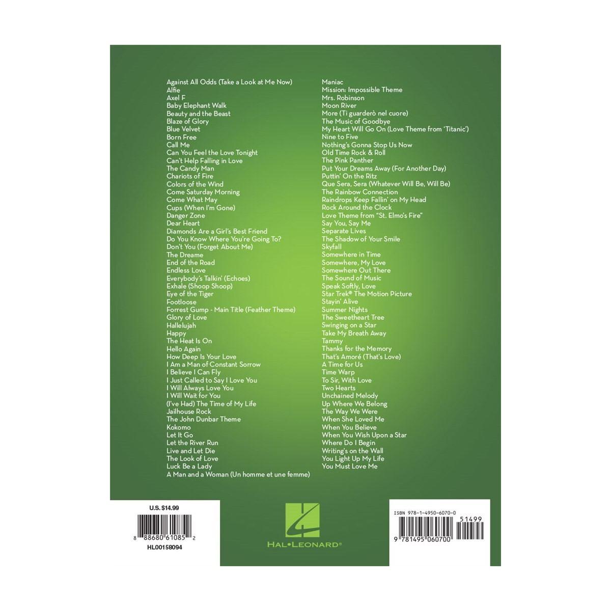 101 movie hits per violino