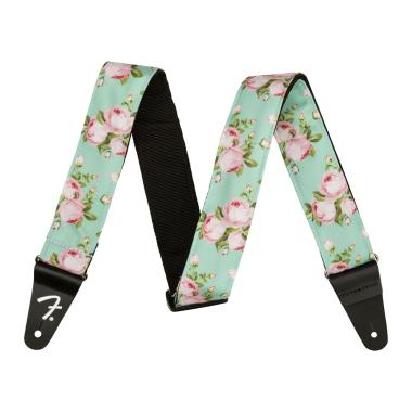 Fender floral surf green tracolla per chitarra