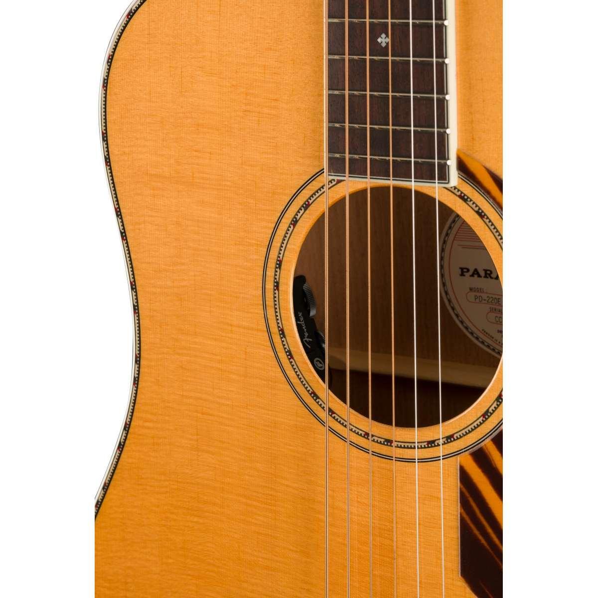 Fender pd220e dreadnought natural chitarra acustica elettrificata