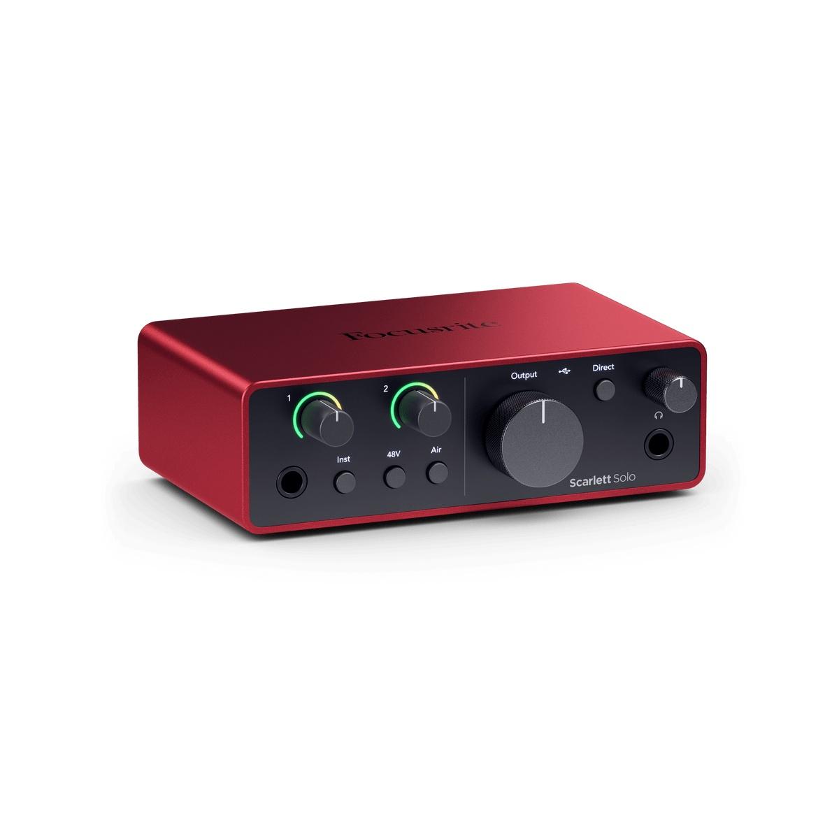 FOCUSRITE Scarlett Solo 4th Gen scheda audio USB-C 2 IN / 2 OUT<br />