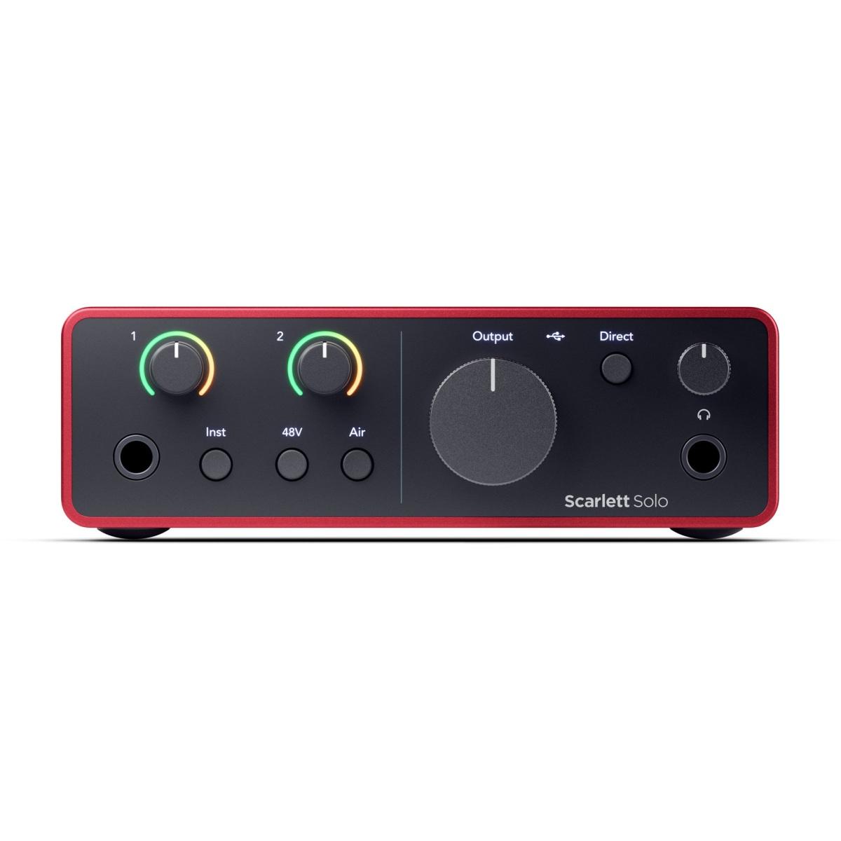 FOCUSRITE Scarlett Solo 4th Gen scheda audio USB-C 2 IN / 2 OUT<br />