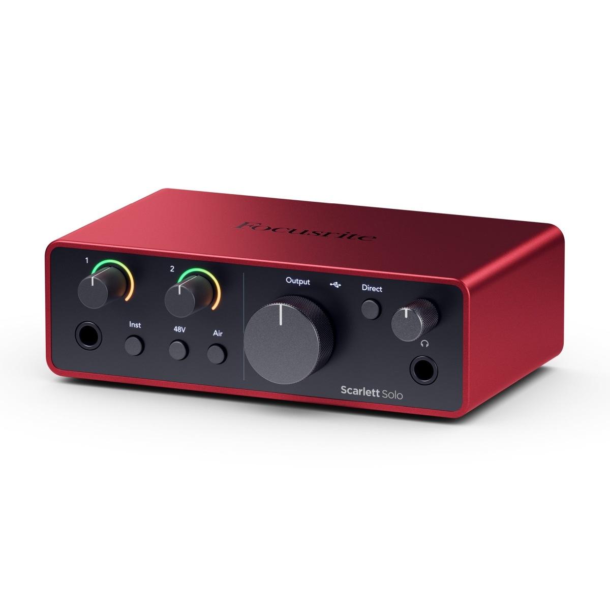 FOCUSRITE Scarlett Solo 4th Gen scheda audio USB-C 2 IN / 2 OUT<br />