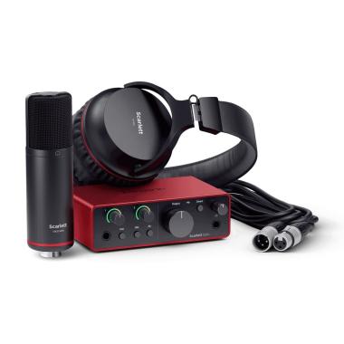 FOCUSRITE Scarlett Solo Studio 4th Gen BUNDLE PER STUDIO DI REGISTRAZIONE