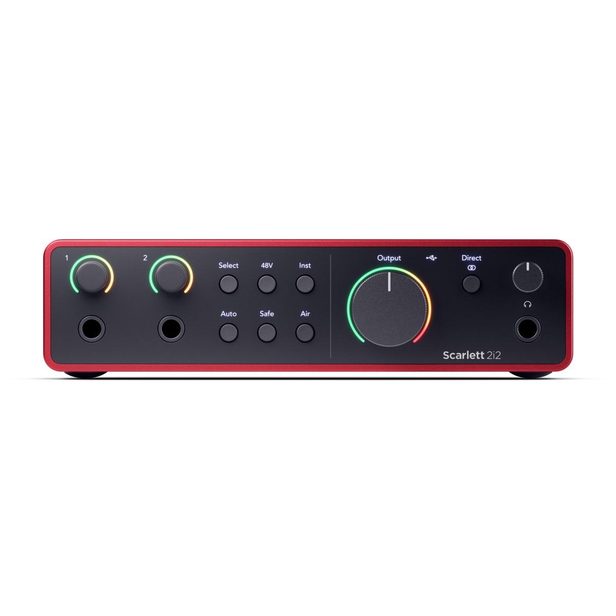 FOCUSRITE Scarlett 2i2 4th Gen scheda audio USB-C 2 IN 2 OUT