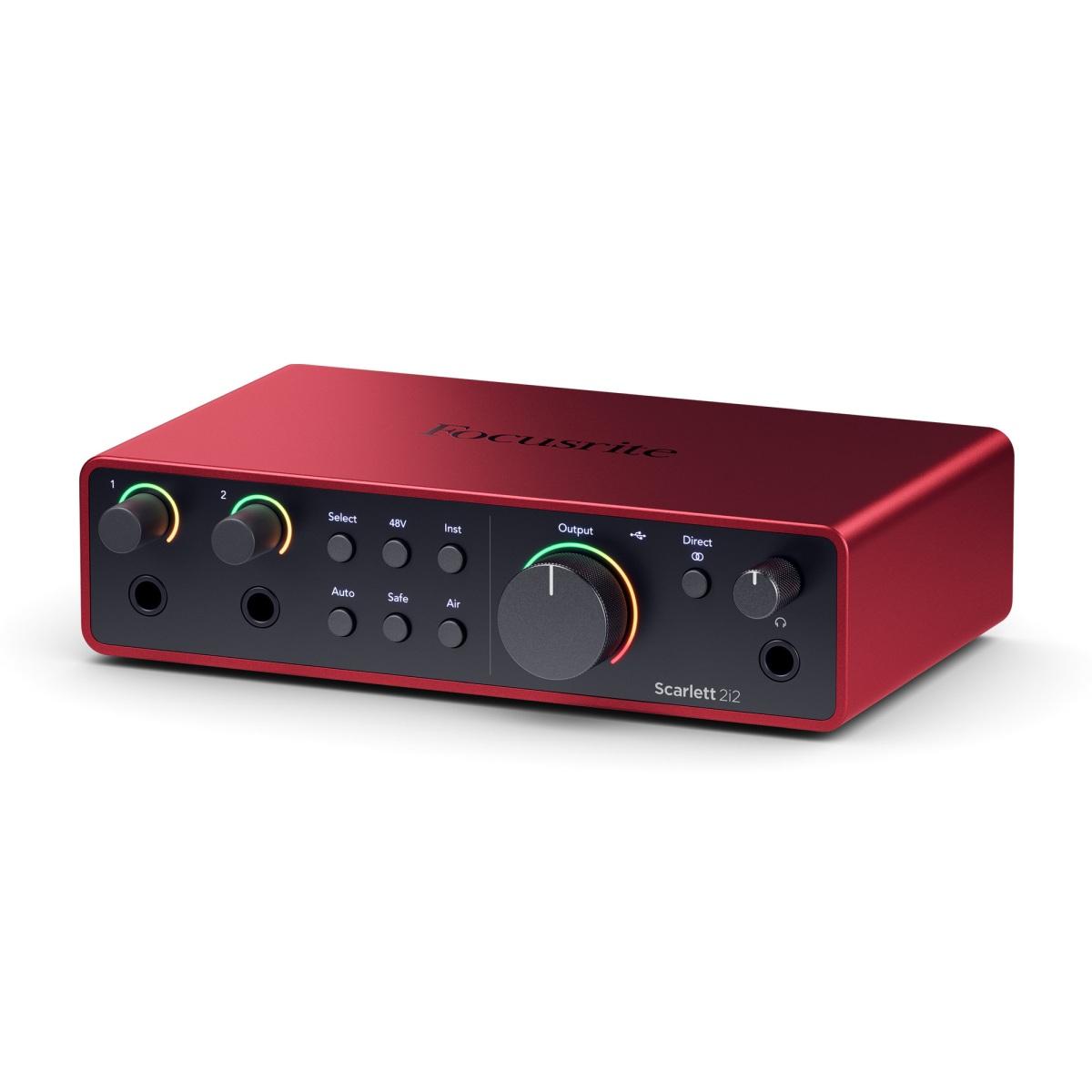 FOCUSRITE Scarlett 2i2 4th Gen scheda audio USB-C 2 IN 2 OUT