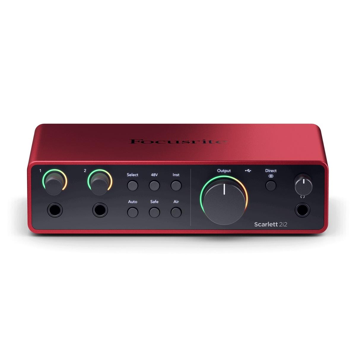 FOCUSRITE Scarlett 2i2 4th Gen scheda audio USB-C 2 IN 2 OUT