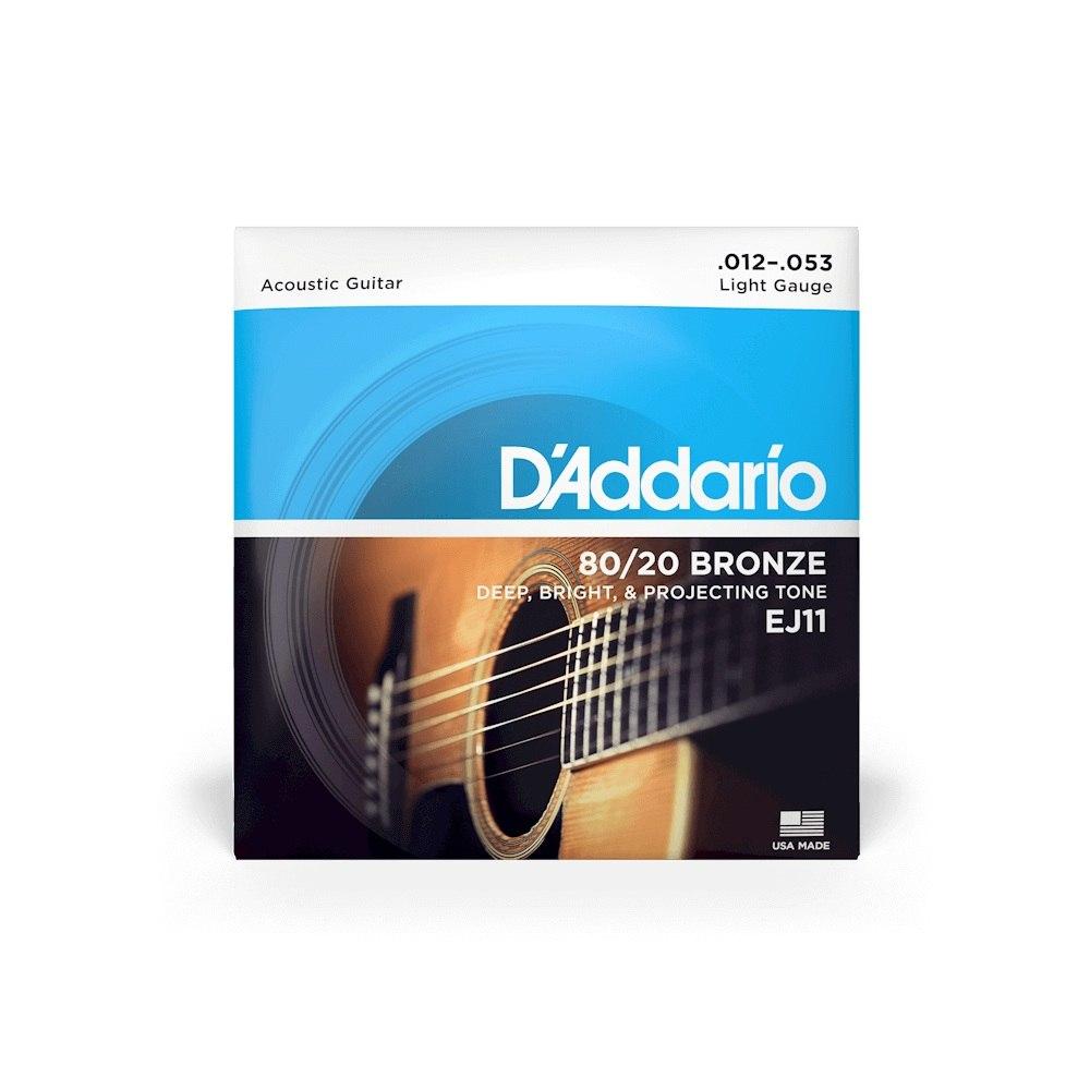 D'addario ej11 set corde chitarra acustica