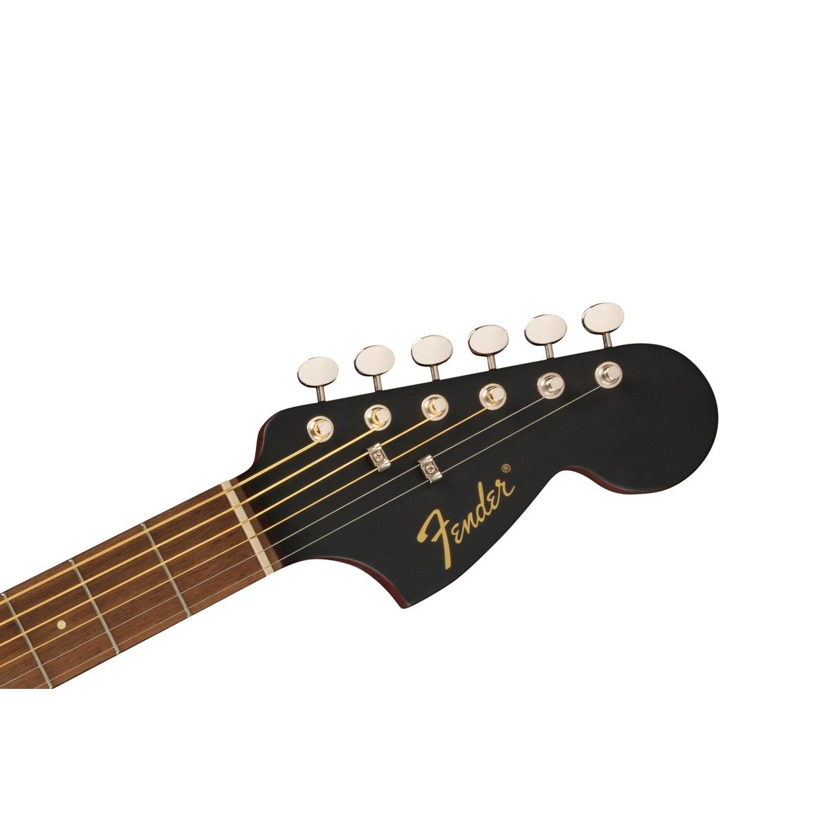 Fender monterey standard wn black chitarra acustica elettrificata