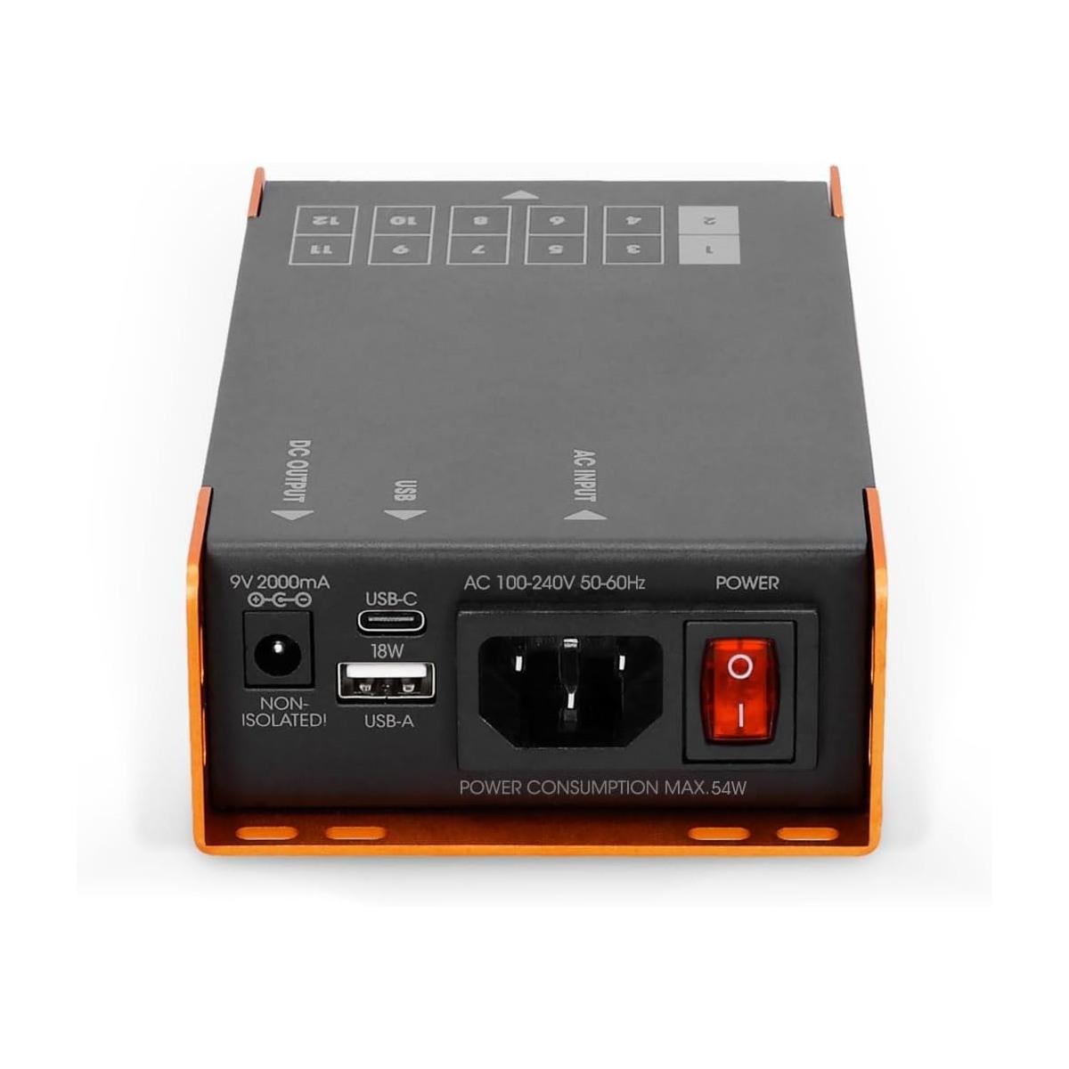 Palmer pwt 12 iec - alimentatore multiplo per effetti a pedale