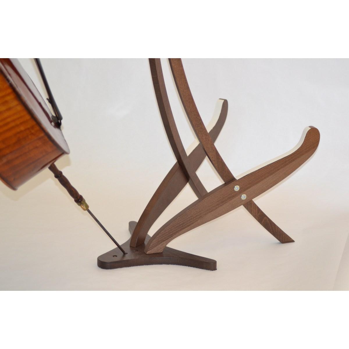 Visio stand per violoncello noce