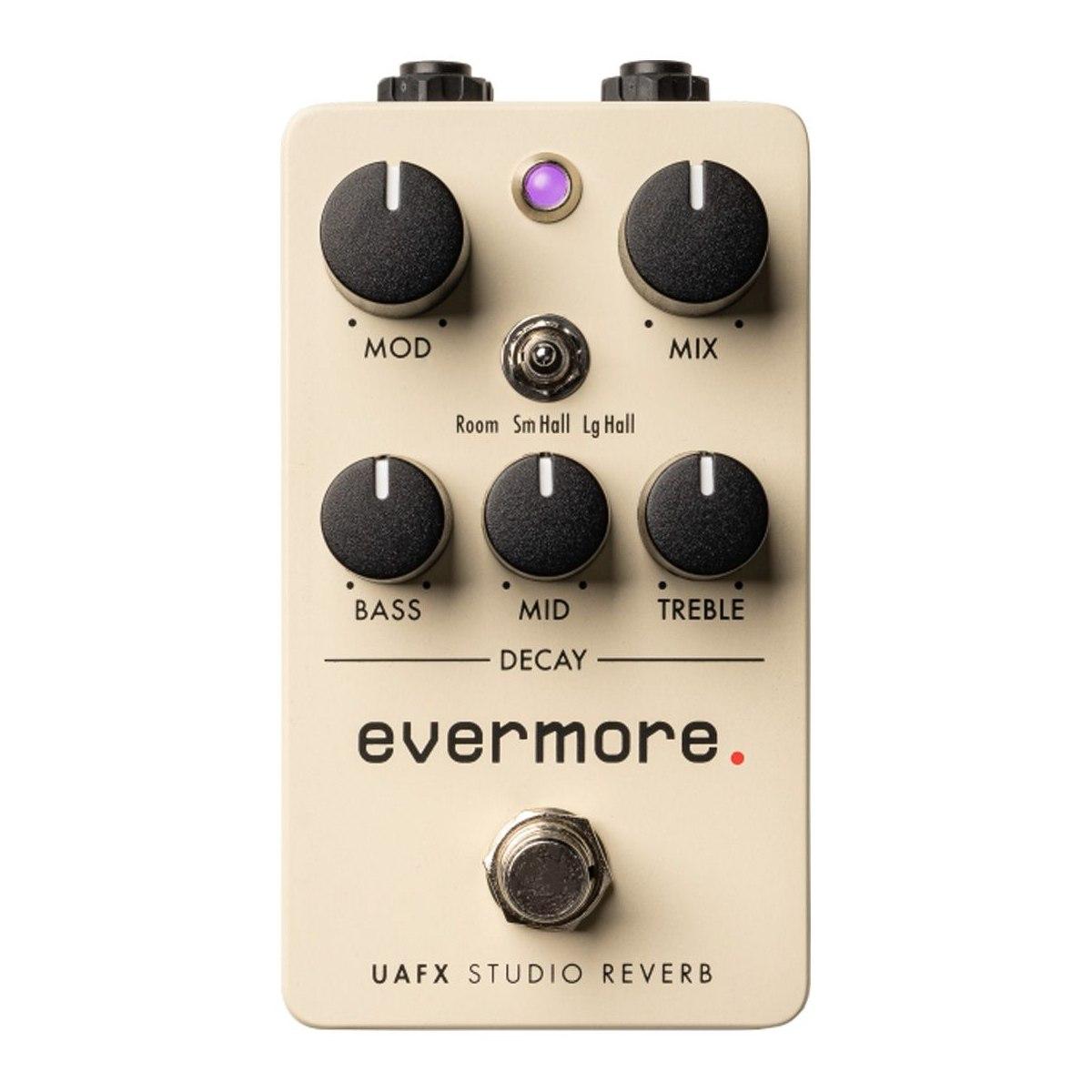UNIVERSAL AUDIO UAFX Evermore Studio Reverb EFFETTO RIVERBERO DIGITALE A PEDALE PER CHITARRA