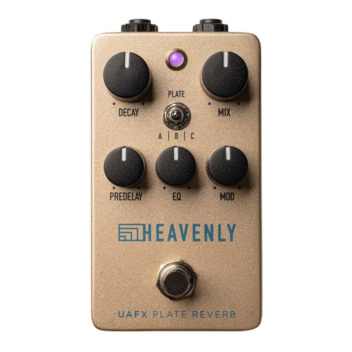 UNIVERSAL AUDIO UAFX Heavenly Plate Reverb EFFETTO RIVERBERO A PEDALE PER CHITARRA