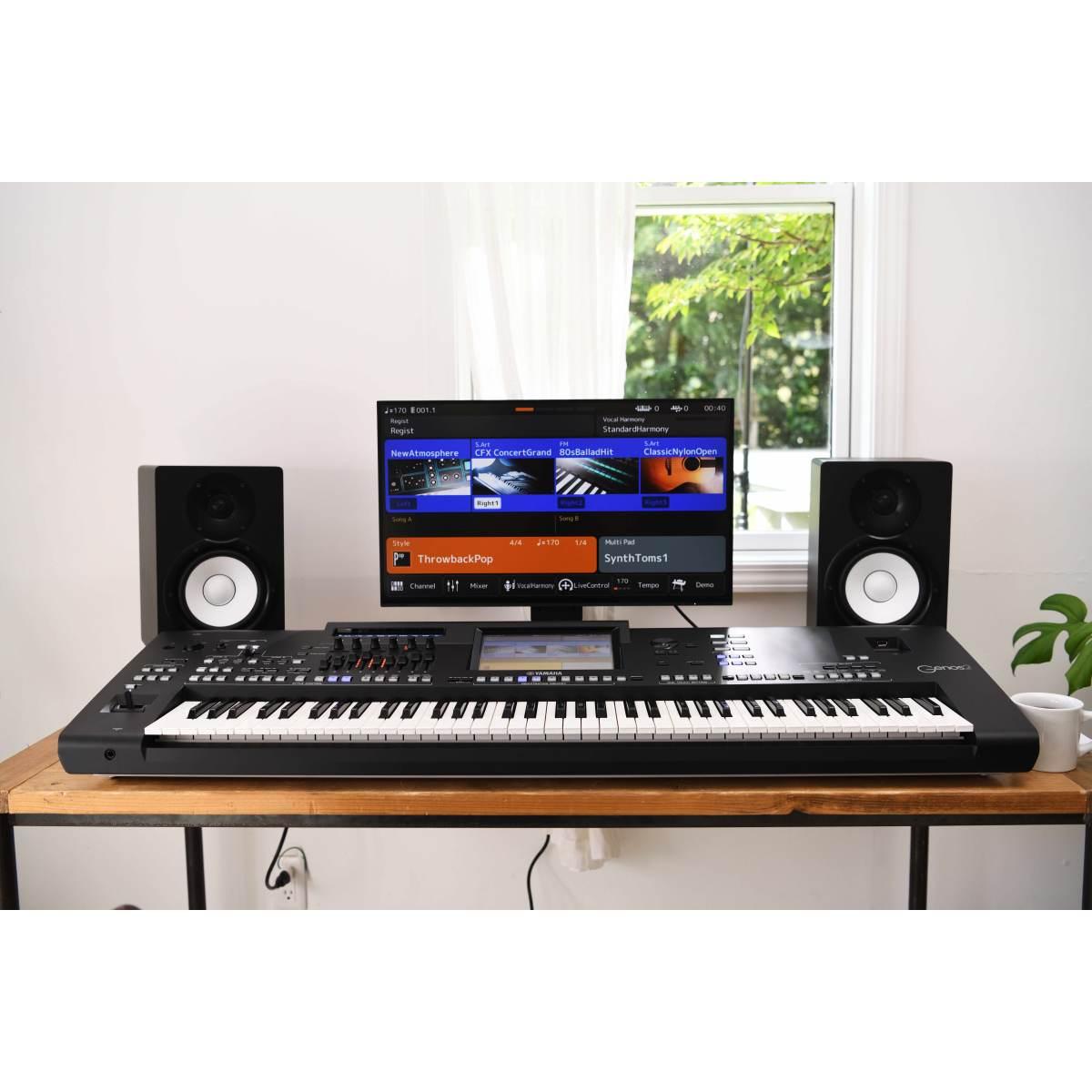 Yamaha genos 2 workstation arranger 76 tasti