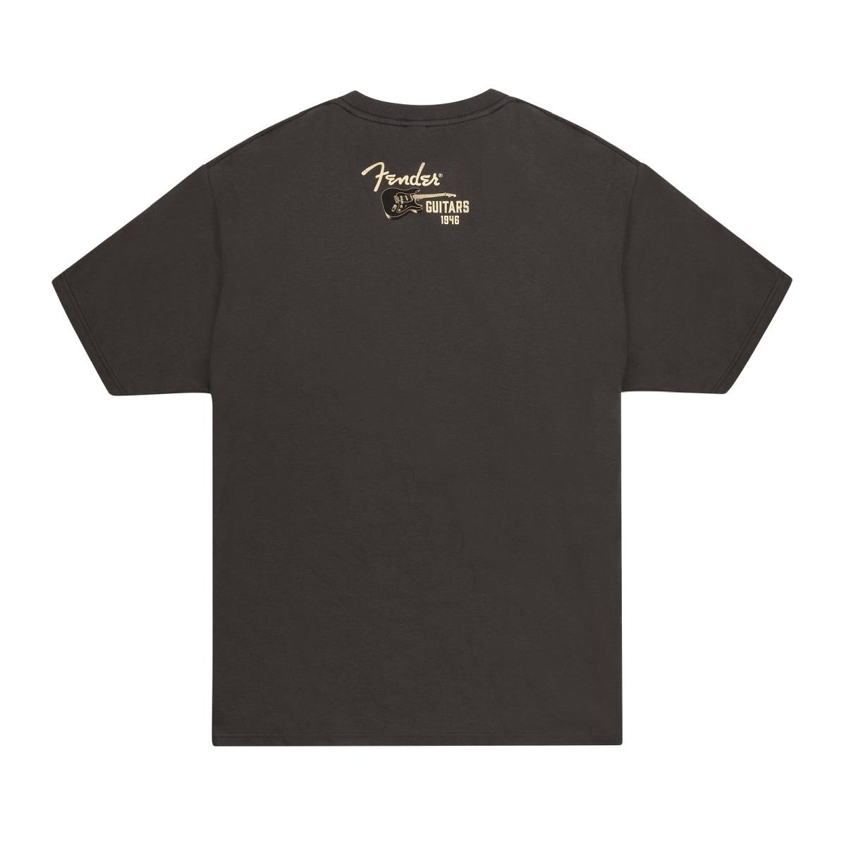 Fender wings to fly t shirt vintage black  (l)