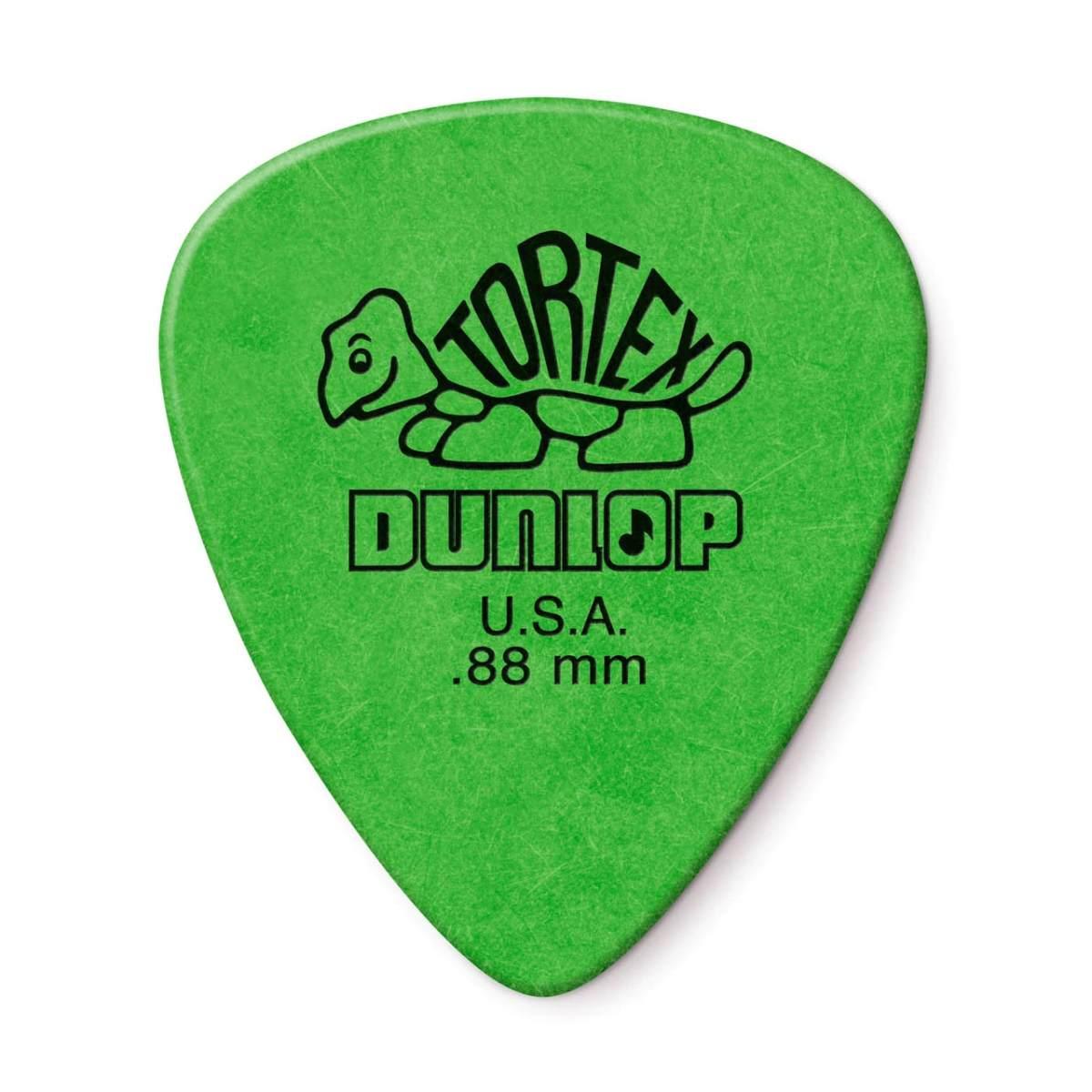 DUNLOP 418 TORTEX STANDARD GREEN 0.88 mm