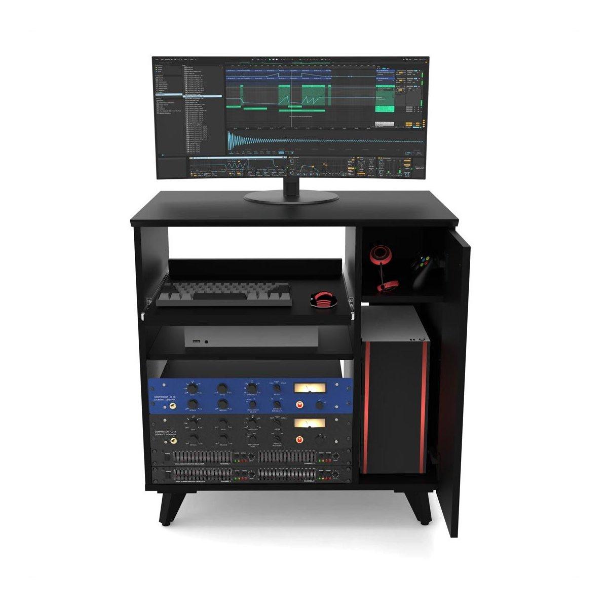 Glorious modular side rack black