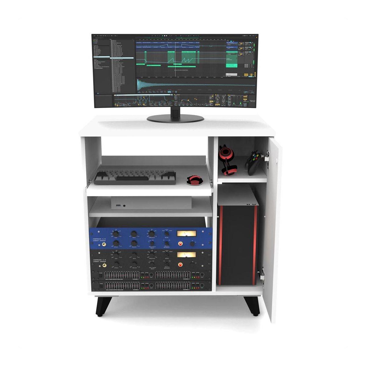 Glorious modular side rack white