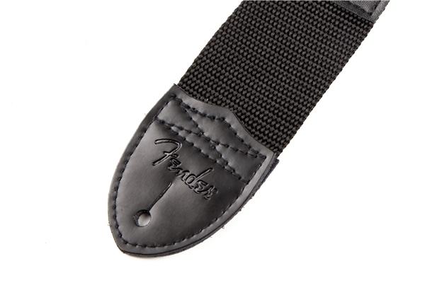 Fender tracolla nera con logo rosso