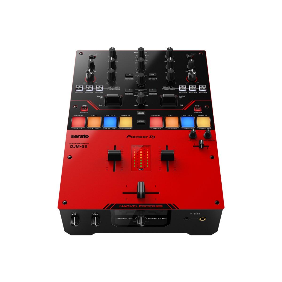 Pioneer mixer djm-s5 mixer dj 2 canali per serato dj pro