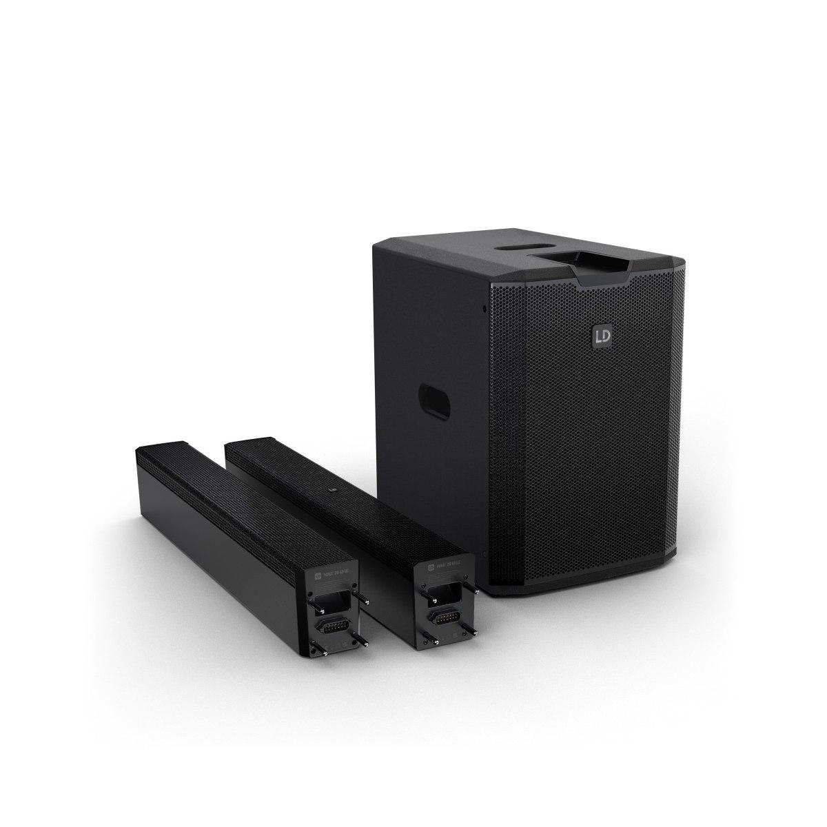 LD SYSTEMS MAUI 28 G3 MIX - PA compatto a colonna, portatile, cardioide, con mixer digitale, nero