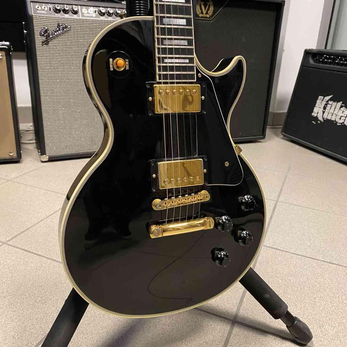 Gibson Pre-Historic Les Paul '57 Custom Reissue - Ebony 1991