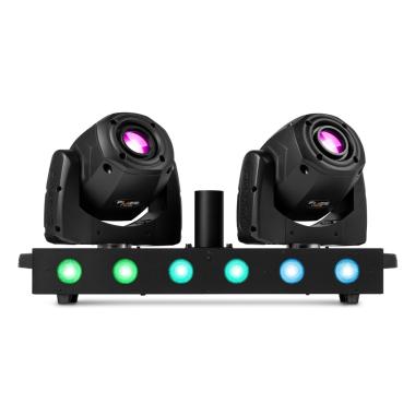 Beamz fuze twin led spot moving head bar
