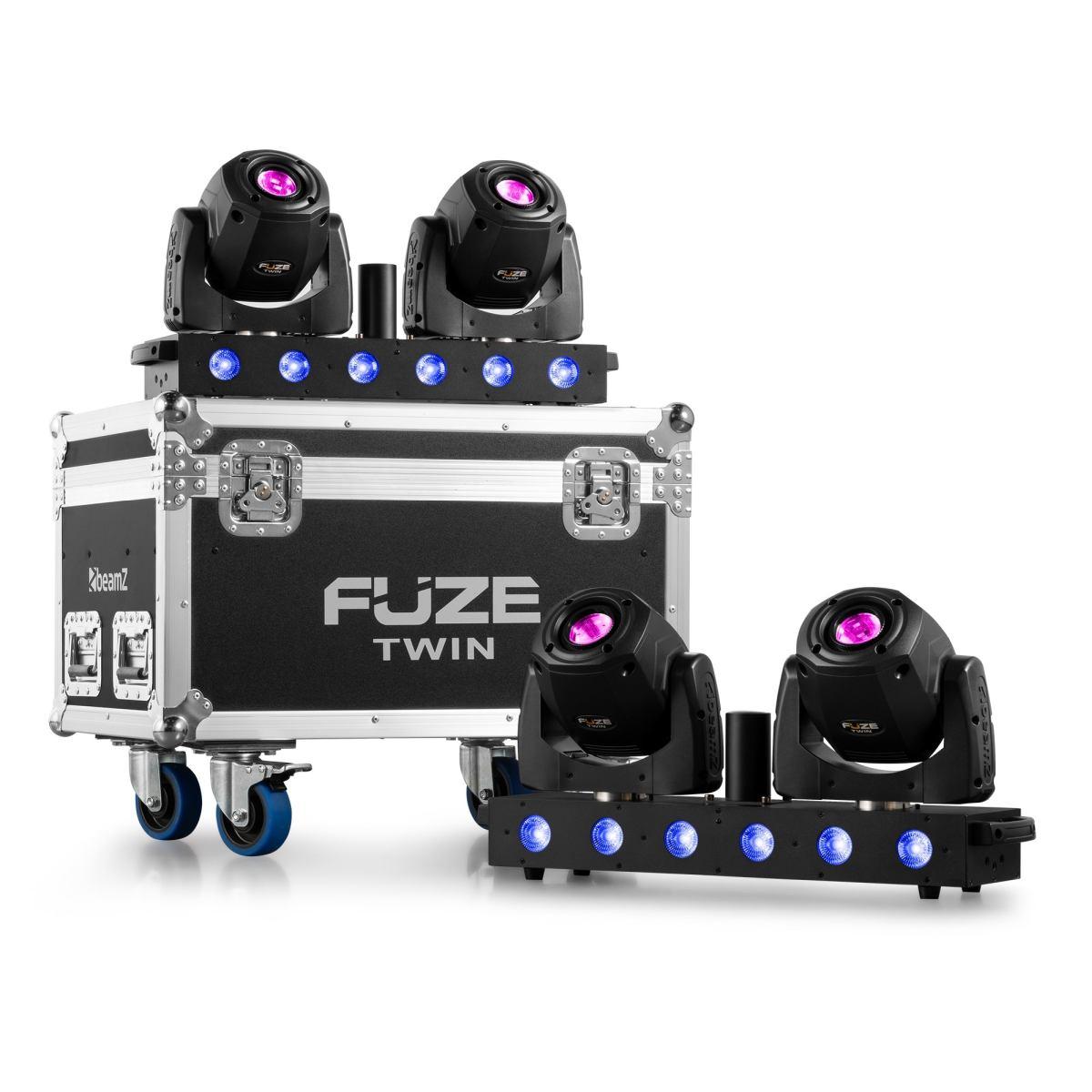 BEAMZ FCFTB Flightcase per 2 pezzi Fuze Twin
