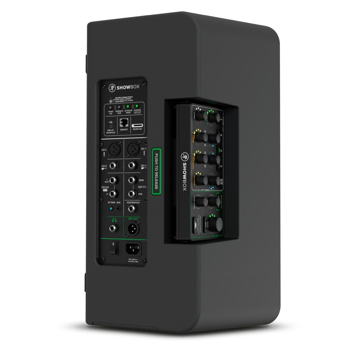 MACKIE SHOWBOX DIFFUSORE ATTIVO PORTATILE 400WATT 8" USB BLUETOOTH