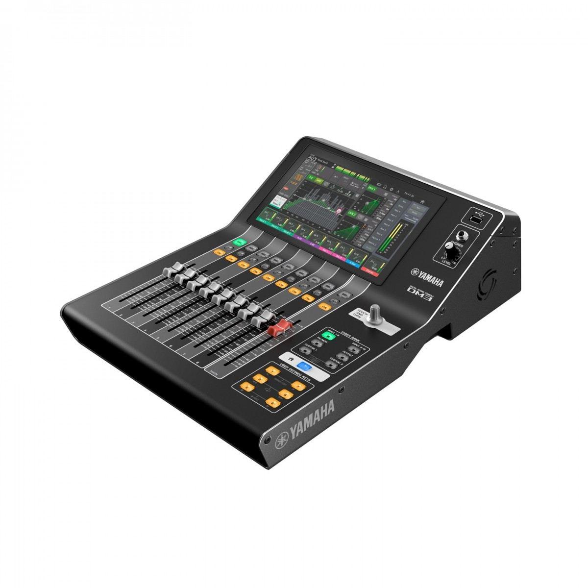 Yamaha dm3 dante mixer digitale 16 canali con 9 fader motorizzati con dante