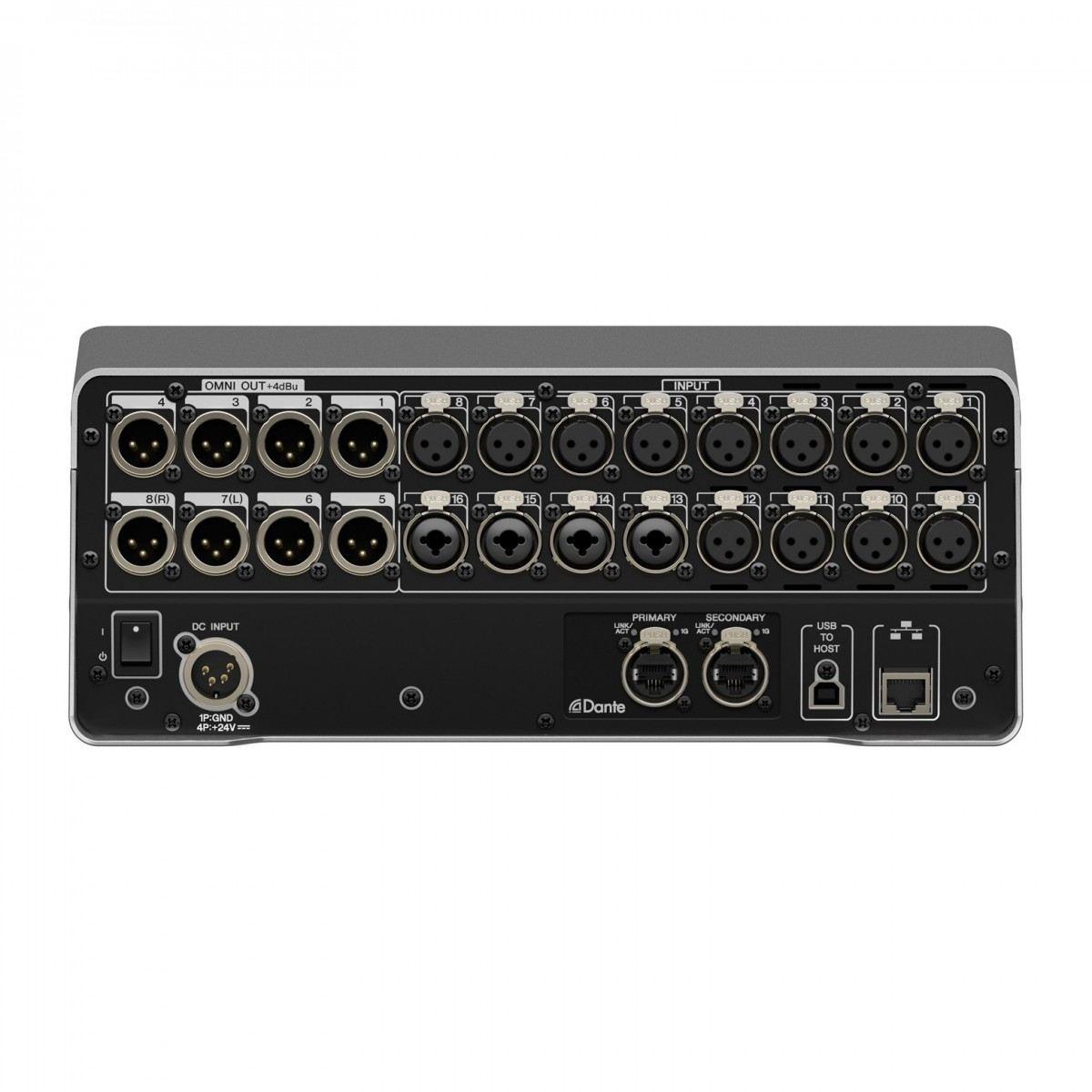 Yamaha dm3 dante mixer digitale 16 canali con 9 fader motorizzati con dante