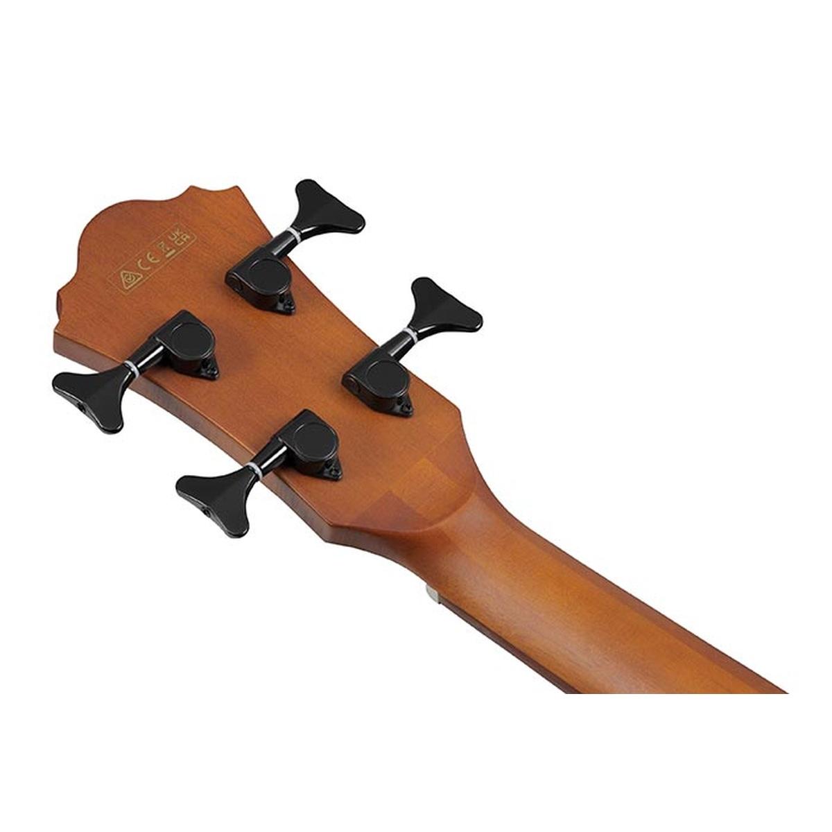 Ibanez aegb24fe mhs fretless mahogany sunburst basso acustico 4 corde