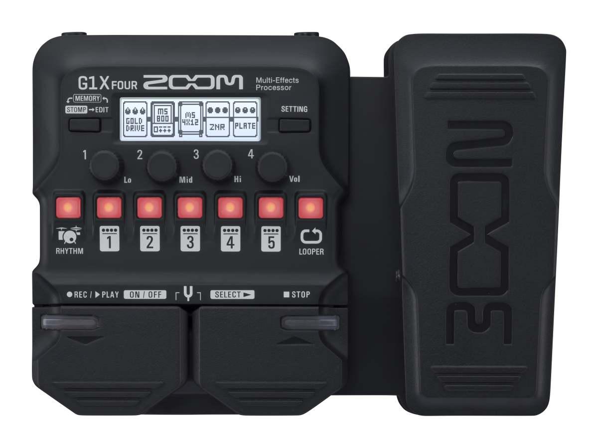 ZOOM G1X FOUR - pedaliera multieffetto, amp-simulator per chitarra con pedale d'espressione