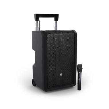 LD SYSTEMS ANNY 10 HHD B5 - Altoparlante PA Bluetooth da 10" con batteria ricaricabile, mixer e 1 radiomicrofono
