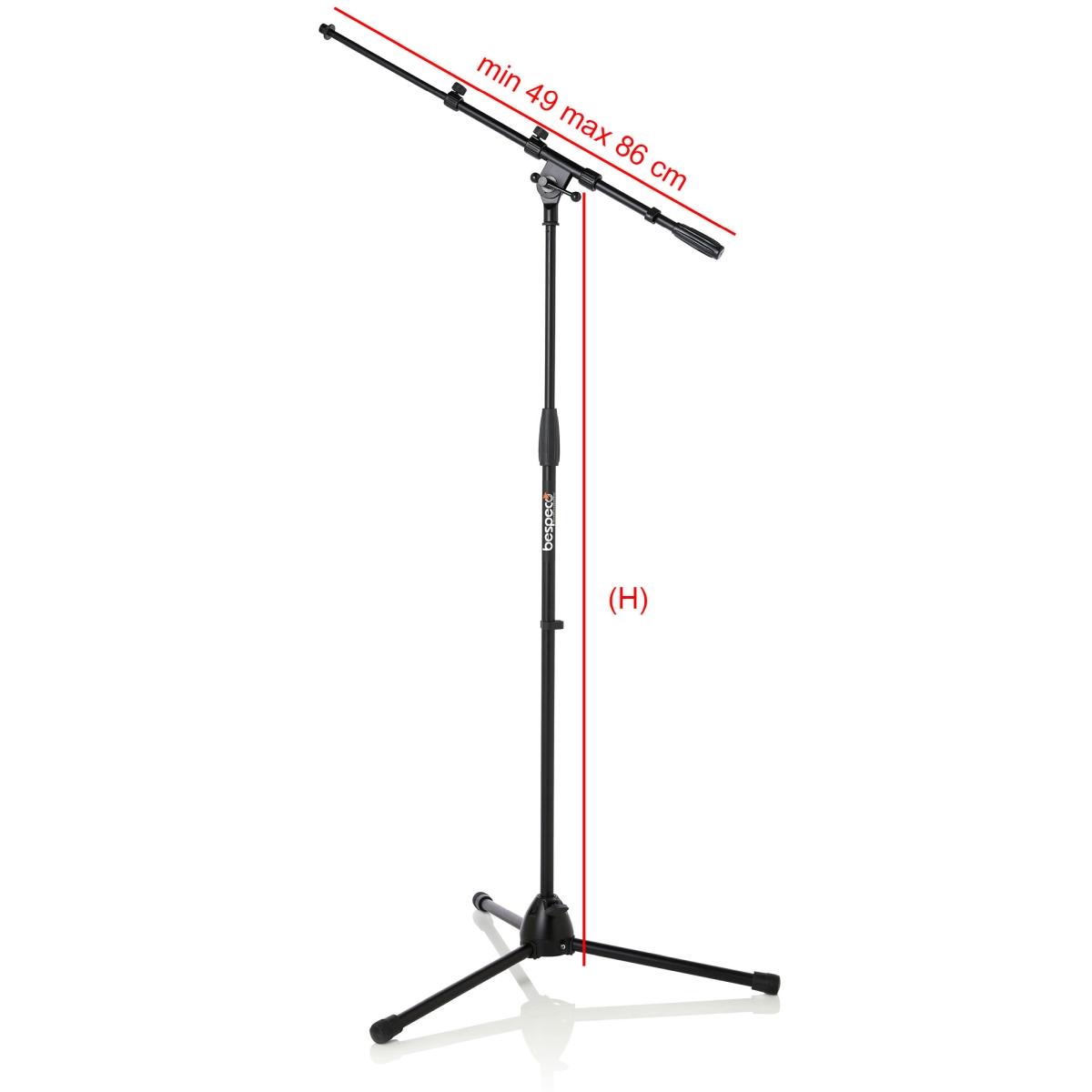 Bespeco ms1t asta microfonica telescopica