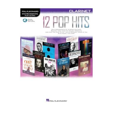 12 pop hits per clarinetto