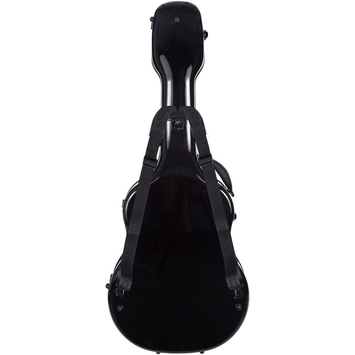 Plc case chitarra classica in policarbonato nero