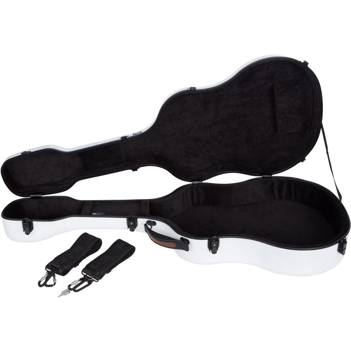 Plc case chitarra classica in policarbonato white