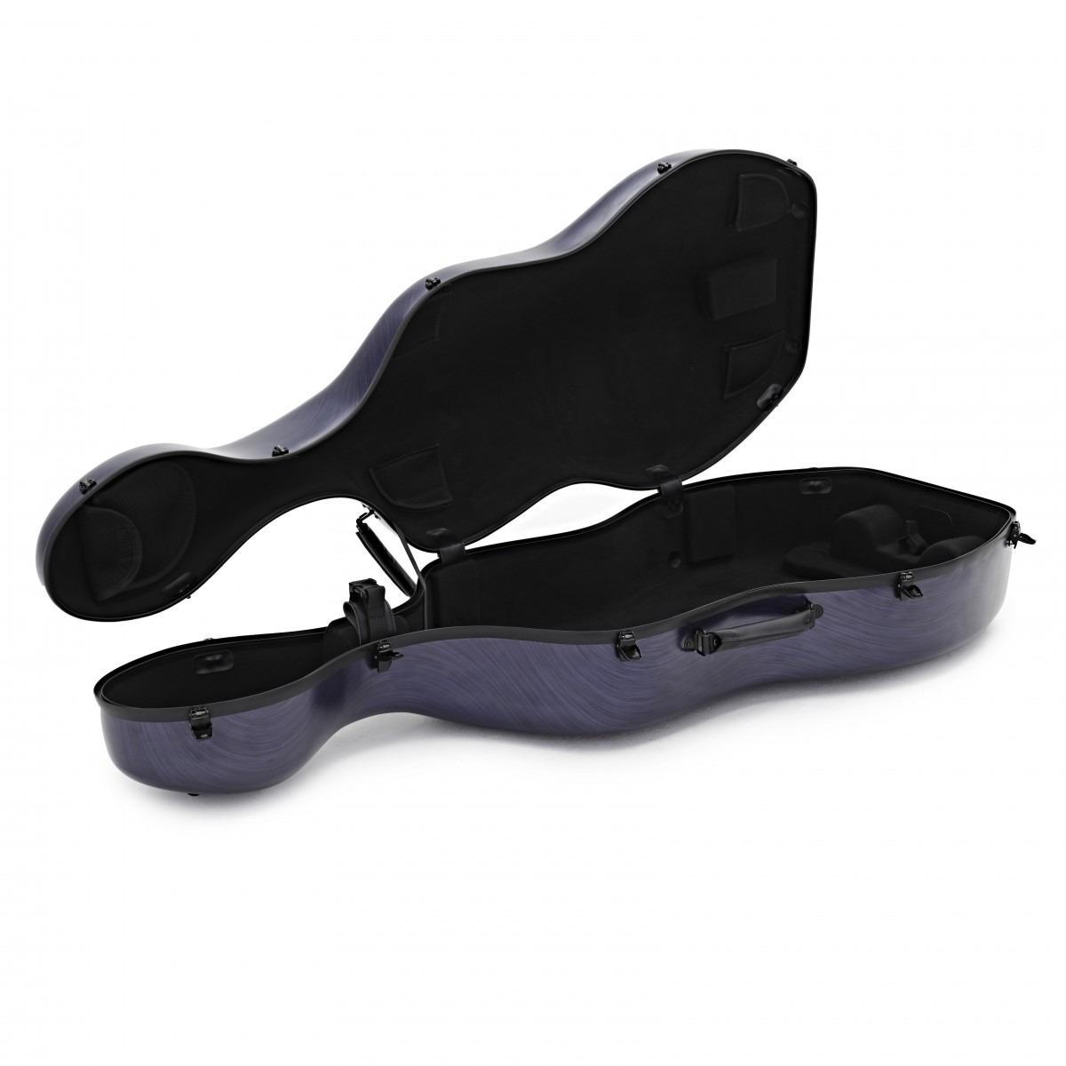 Plc case violoncello policarbonato lux blue